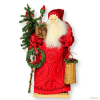 Lynn Haney 'Crimson Christmas' 18'' Santa Figure