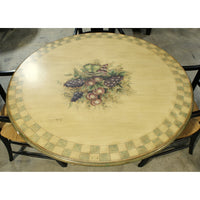 Country Style Handpainted Dining Table w/4 Chairs