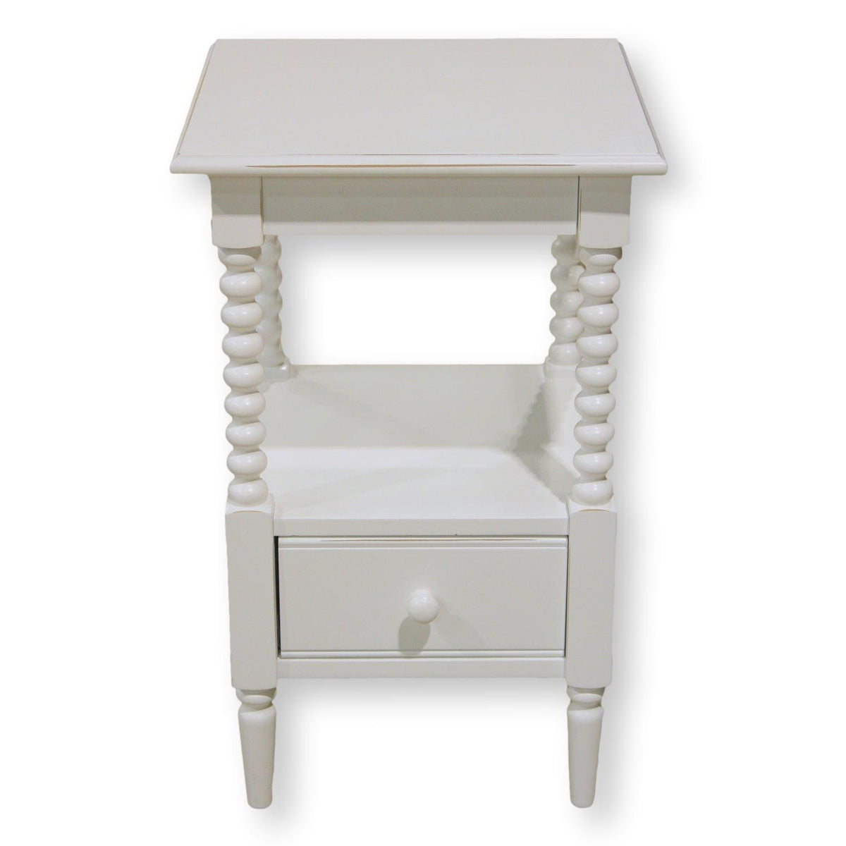 Land of Nod 'Jenny Lind' White Nightstand