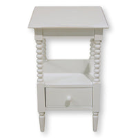 Land of Nod 'Jenny Lind' White Nightstand