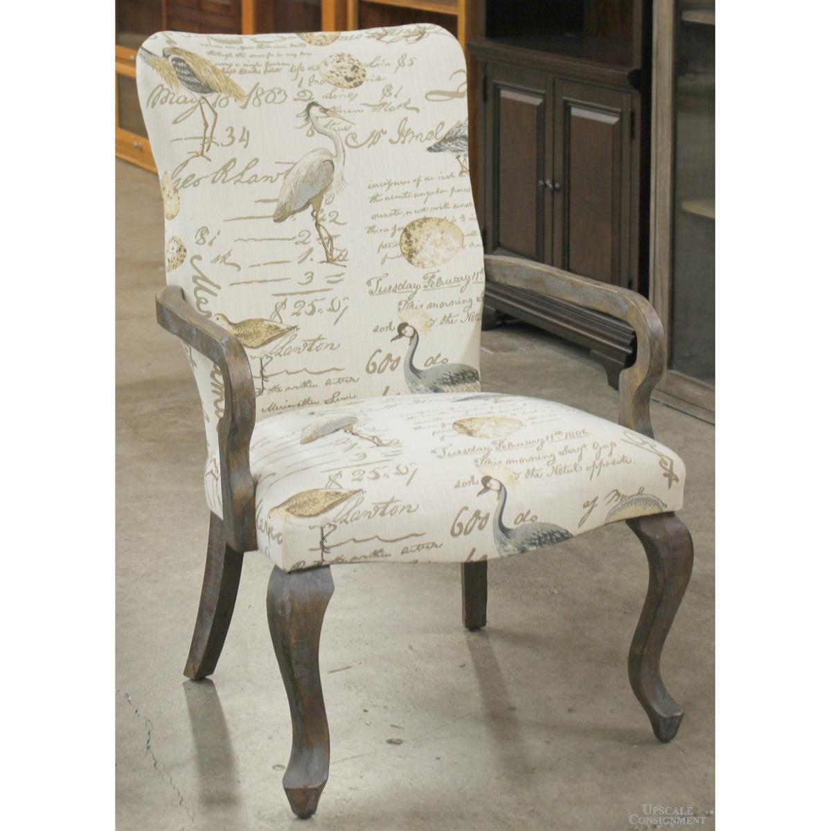 Bird Pattern Armchair