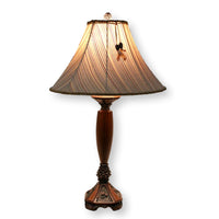 Rustic Pine Cone Lamp