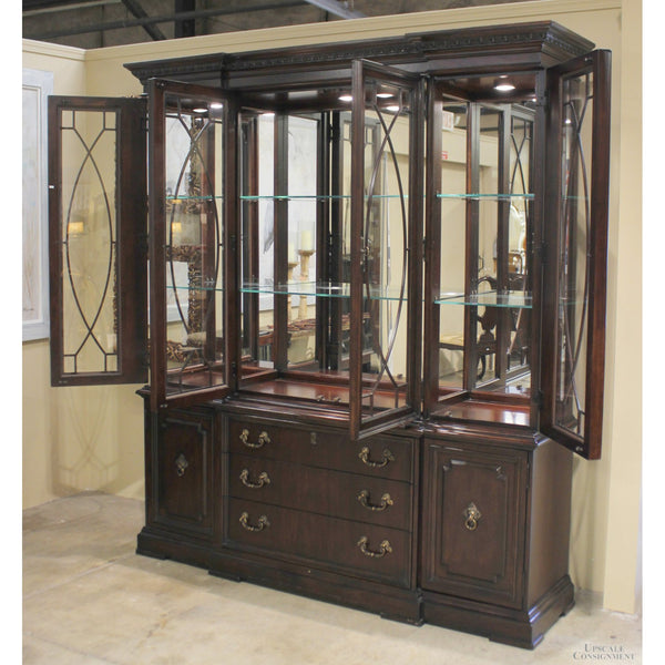 Thomasville Breakfront China Cabinet