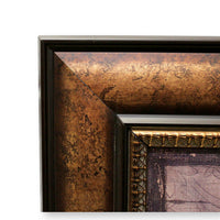 Framed Floral Medallion Artwork