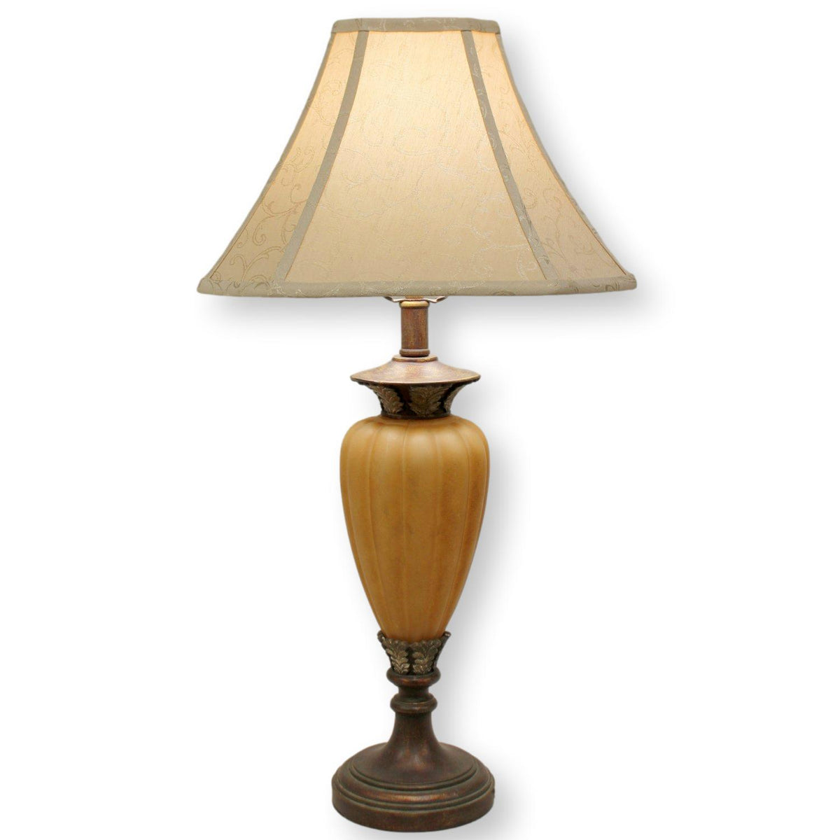 Tuscan Amber Table Lamp