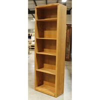 Narrow Oak Bookshelf
