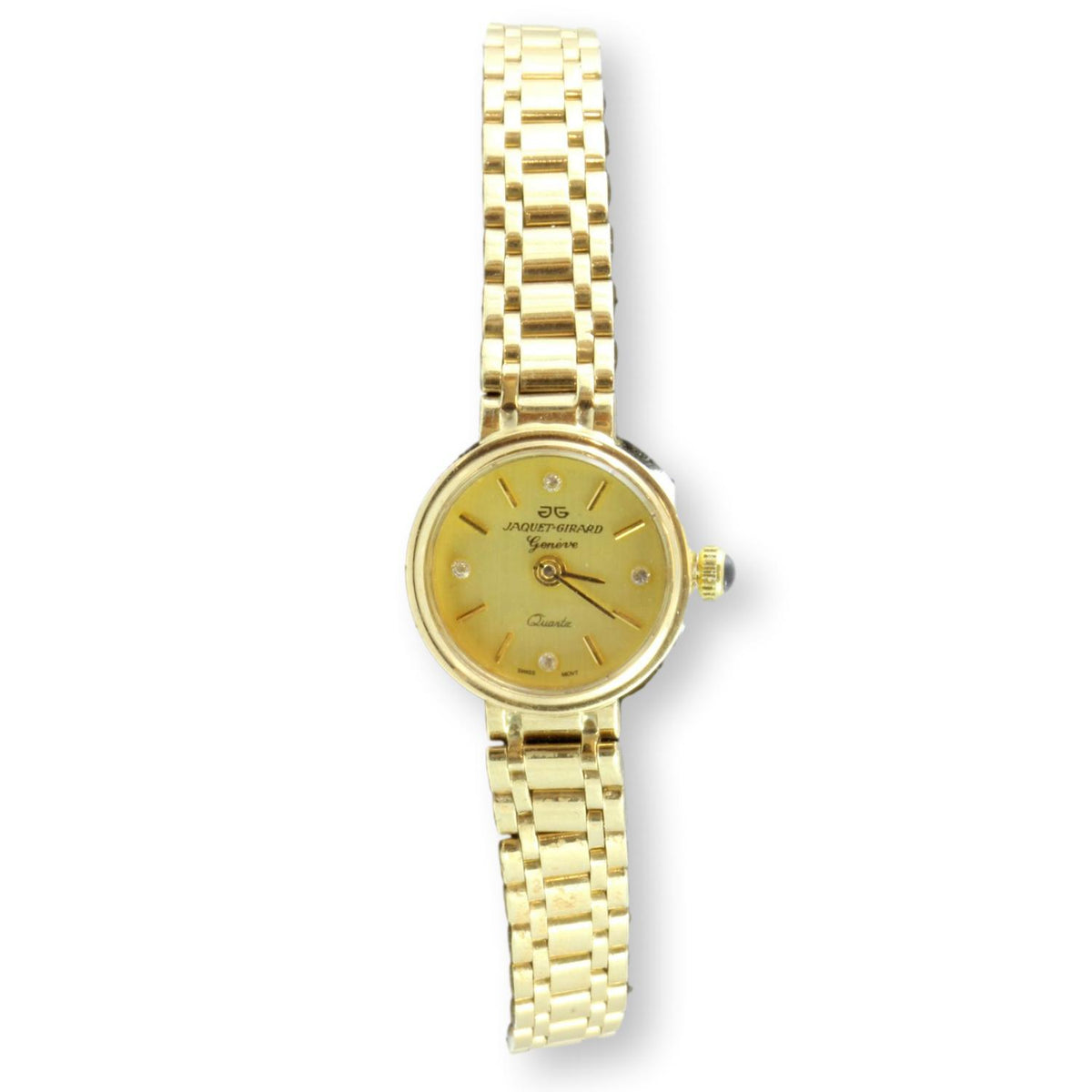 Jaquet Girard Geneve Lady's 14K Gold Swiss Quartz Watch