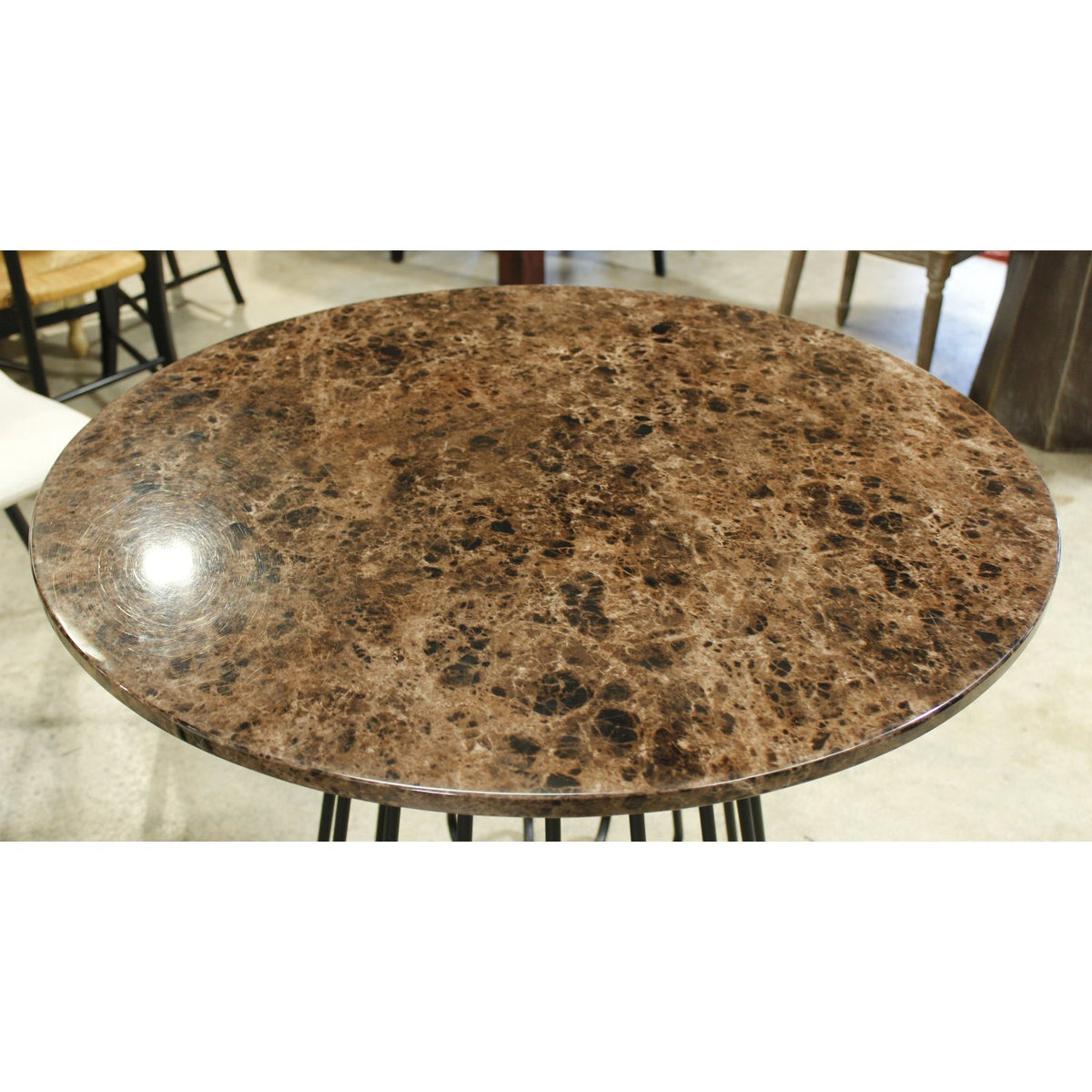 Faux Stone Bistro Table w/2 Chairs