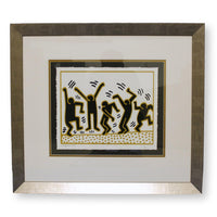 Gallery Framed Art Print 'Exercise' By Keith Haring