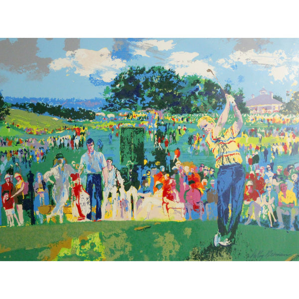 Framed Print "April at Augusta" by Leroy Neiman