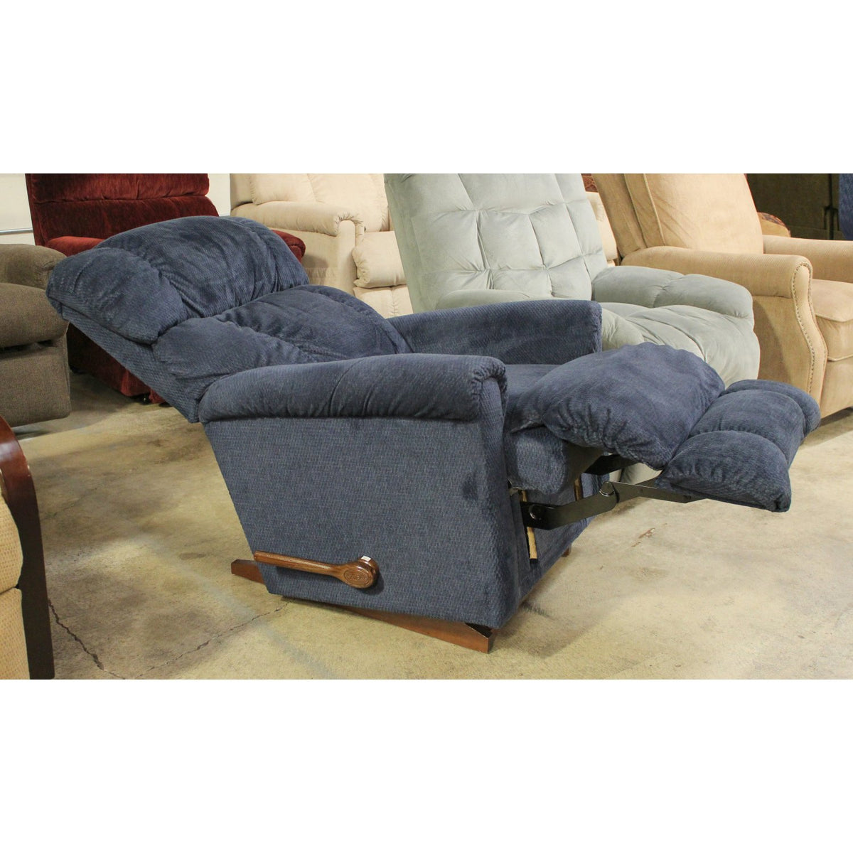 La-Z-Boy Dark Blue Rocking Recliner