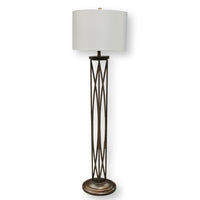 Copper Tone Floor Lamp