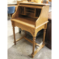 Petite Oak Roll Top Desk