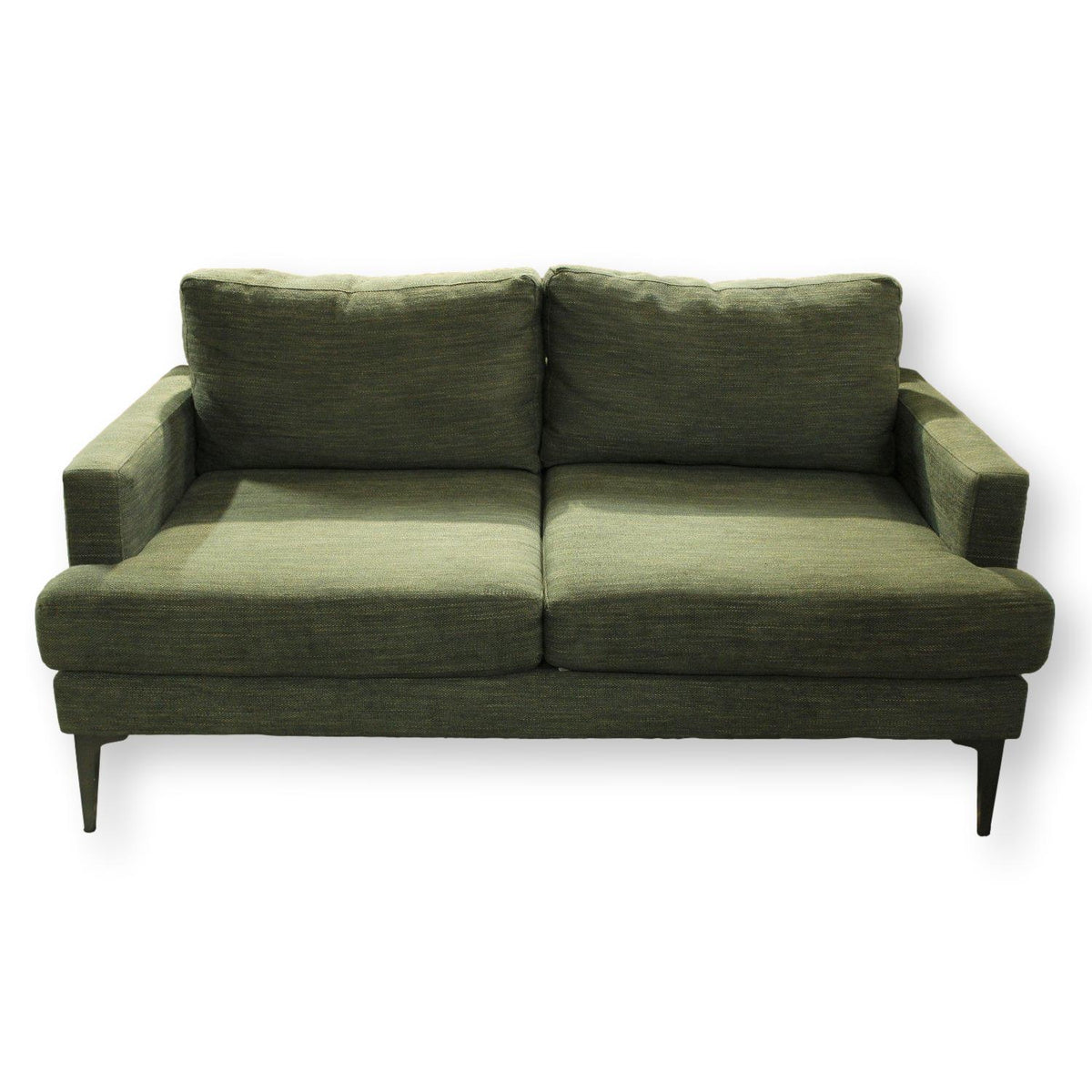 West Elm Dark Green 'Andes' Loveseat
