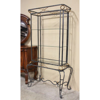 Metal & Glass Etagere