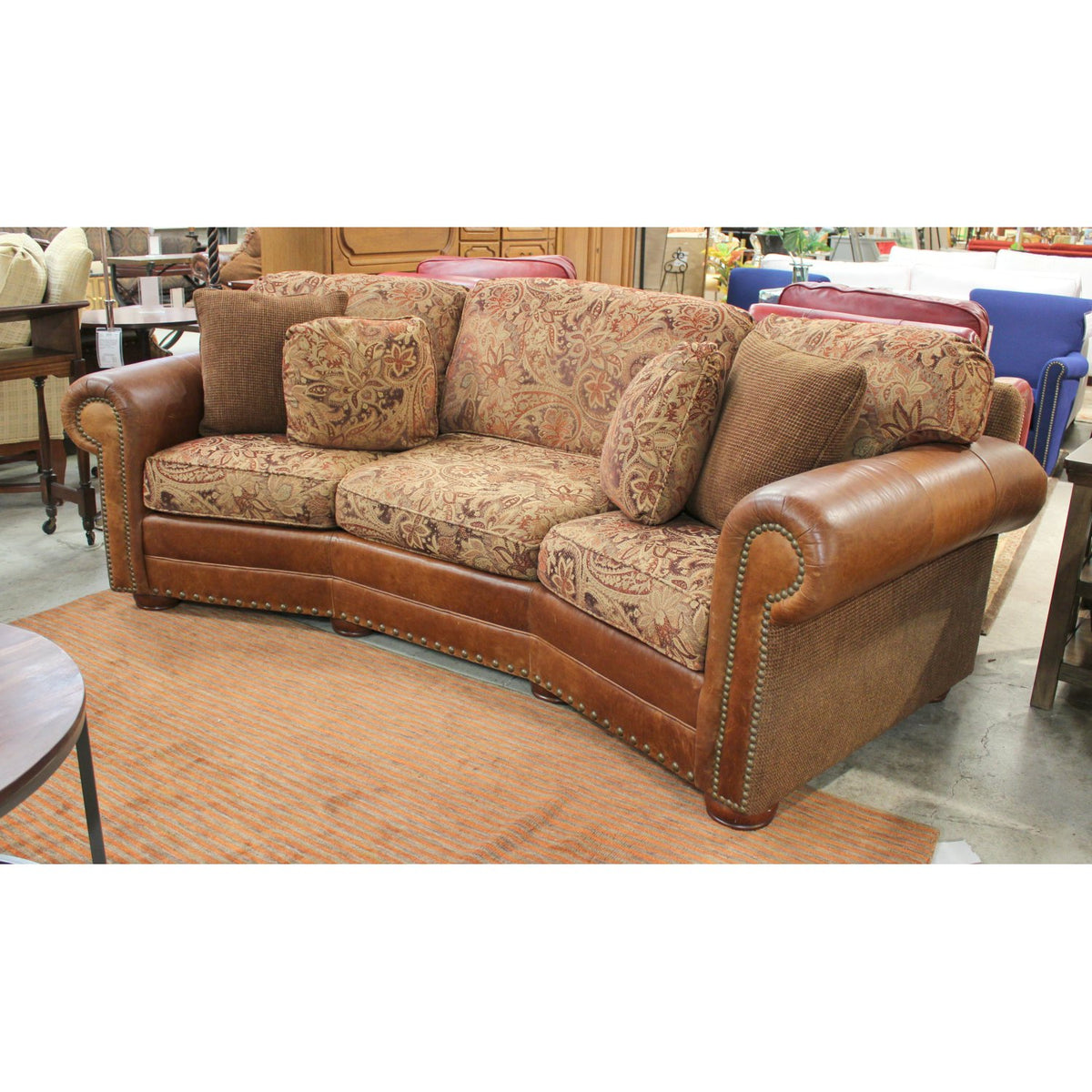 Paisley Conversation Sofa