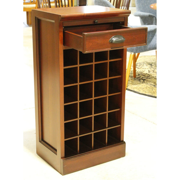 Wine Cabinet w/Drawer & Slide-Out