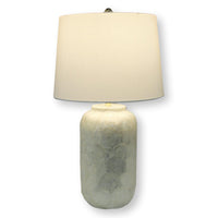 Made Green Co.White Capiz Shell Table Lamp