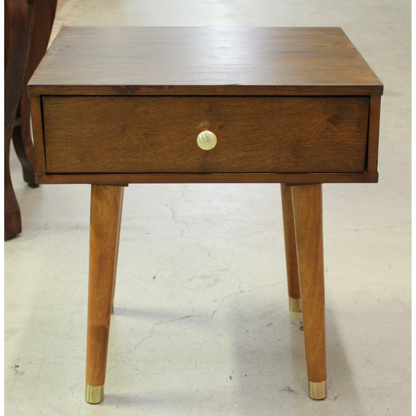 Mid-Century Modern End Table w/Drawer