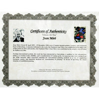 Gallery Framed Art Print 'Oiseau De Feu' By Miro
