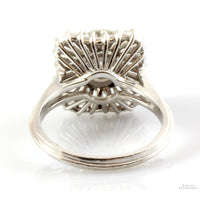 3.32ctw Diamond Ballerina 14K Gold Ring - 1.92ct Solitaire