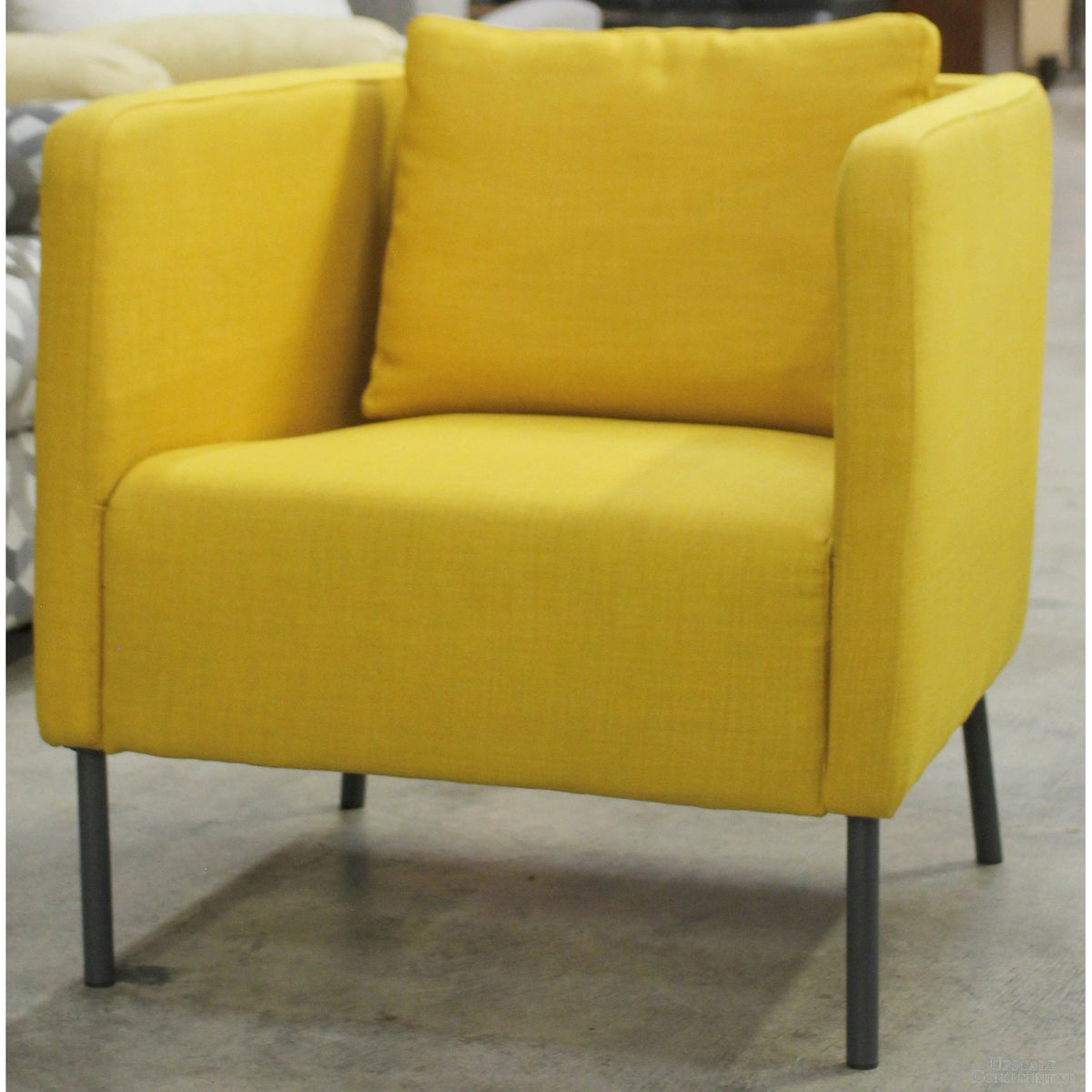 Modern Yellow Accent Chair