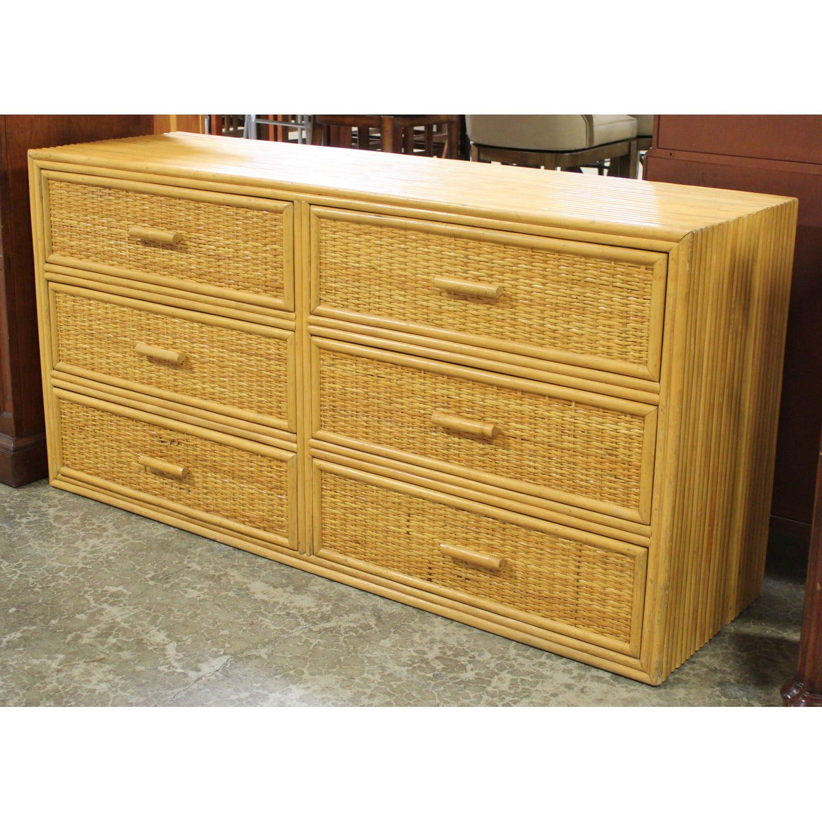 Bamboo 6 Drawer Dresser