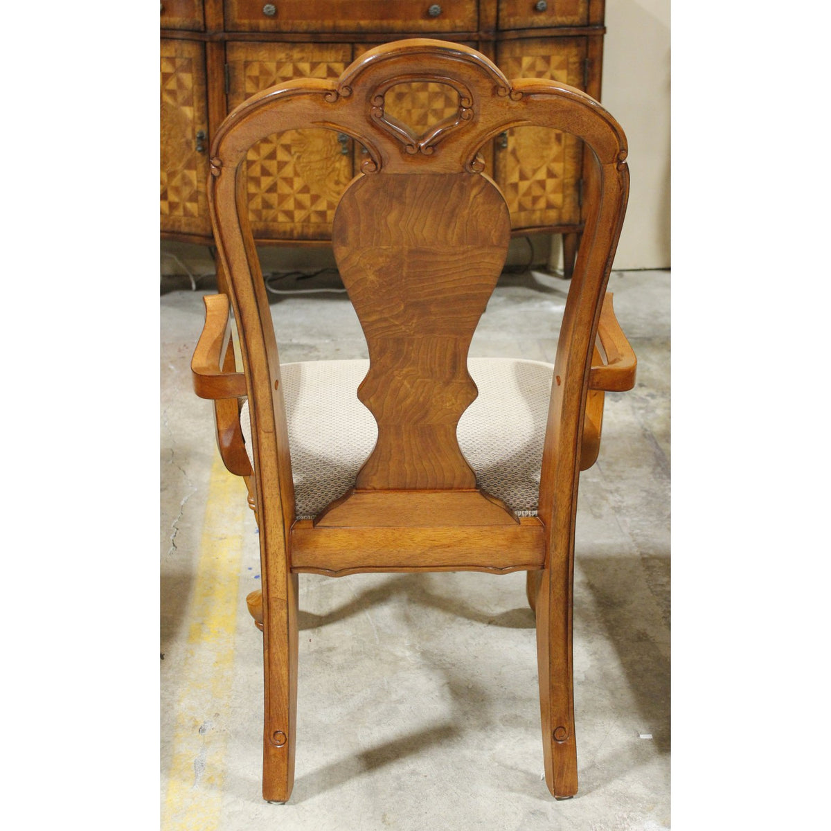 Parquet Dining Table w/6 Chairs