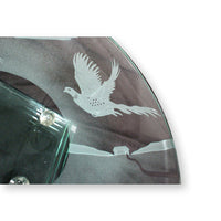 Etched Pedestal Bowl