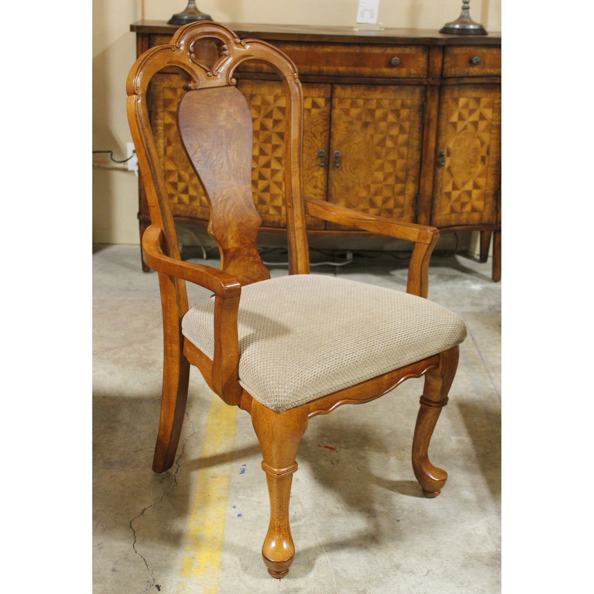 Parquet Dining Table w/6 Chairs