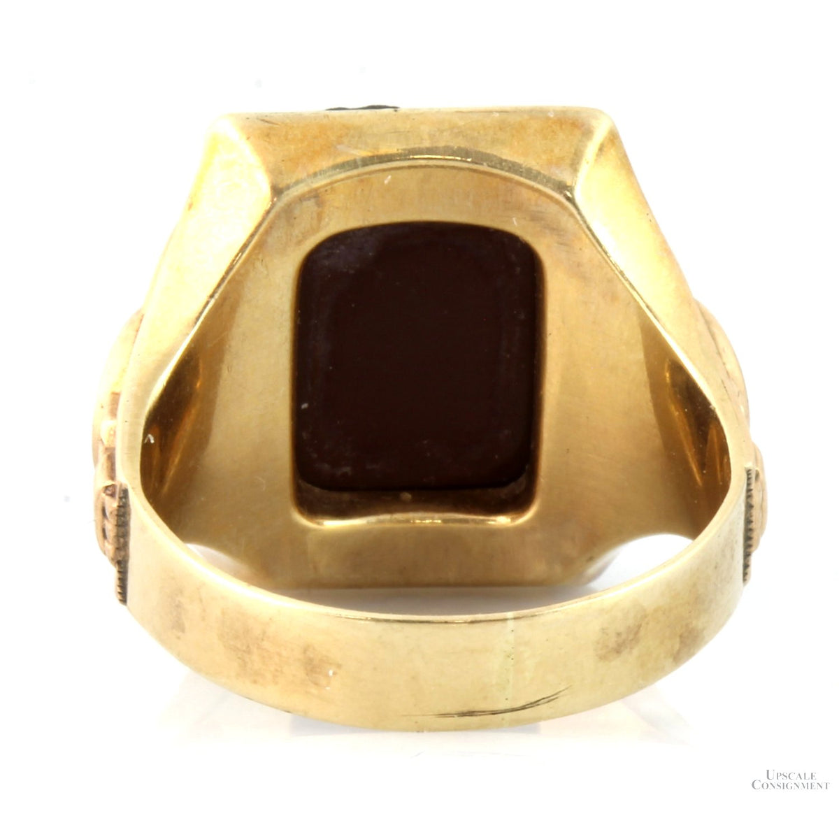 Sardonyx Helen & Paris of Troy Cameos 14K Rose Gold Ring
