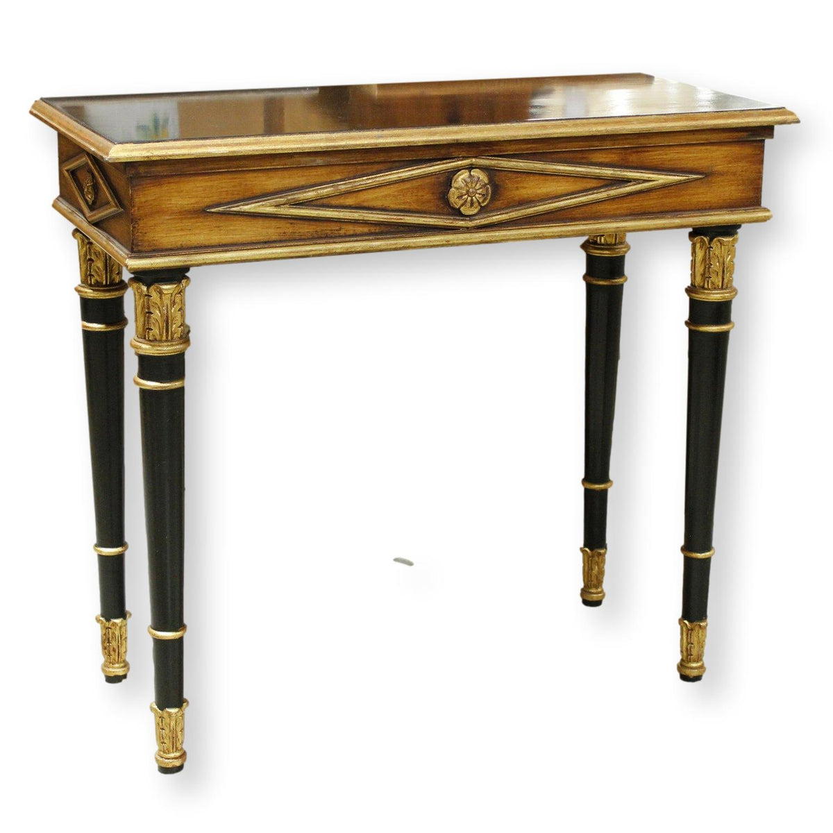Black & Gold Console Table