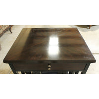 Stanley Furniture Black & Walnut Accent Table