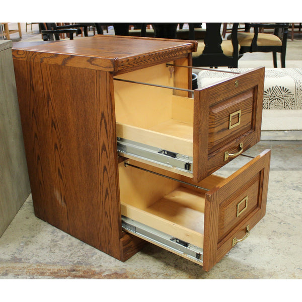 Winners Only 2 Drawer Oak File Cabinet