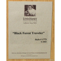 Lynn Haney 'Black Forest Travelor' 19'' Santa Figure