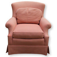 Sherrill Red Gingham Armchair