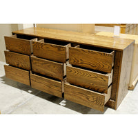 9 Drawer Oak Dresser