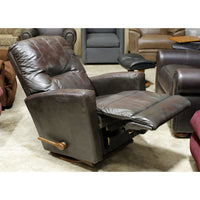 La-Z-Boy Brown Leather Swivel Rocking Recliner