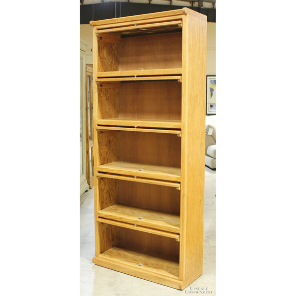 The Oak Barrel 5 Tier Barrister Bookcase