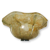 Art Glass Pedestal Bowl