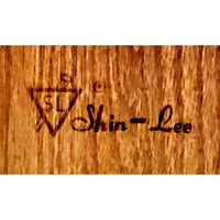 Shin-Lee Solid Oak Dining Table w/8 Ladderback Chairs