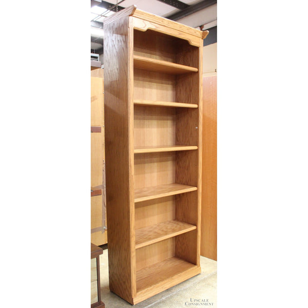 7' Golden Oak Bookcase