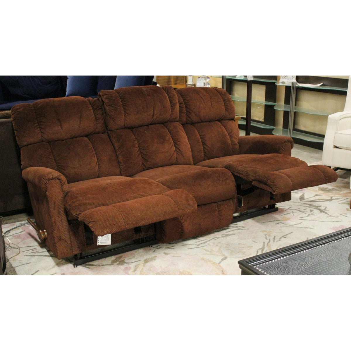La-Z-Boy Brown Double Reclining Sofa