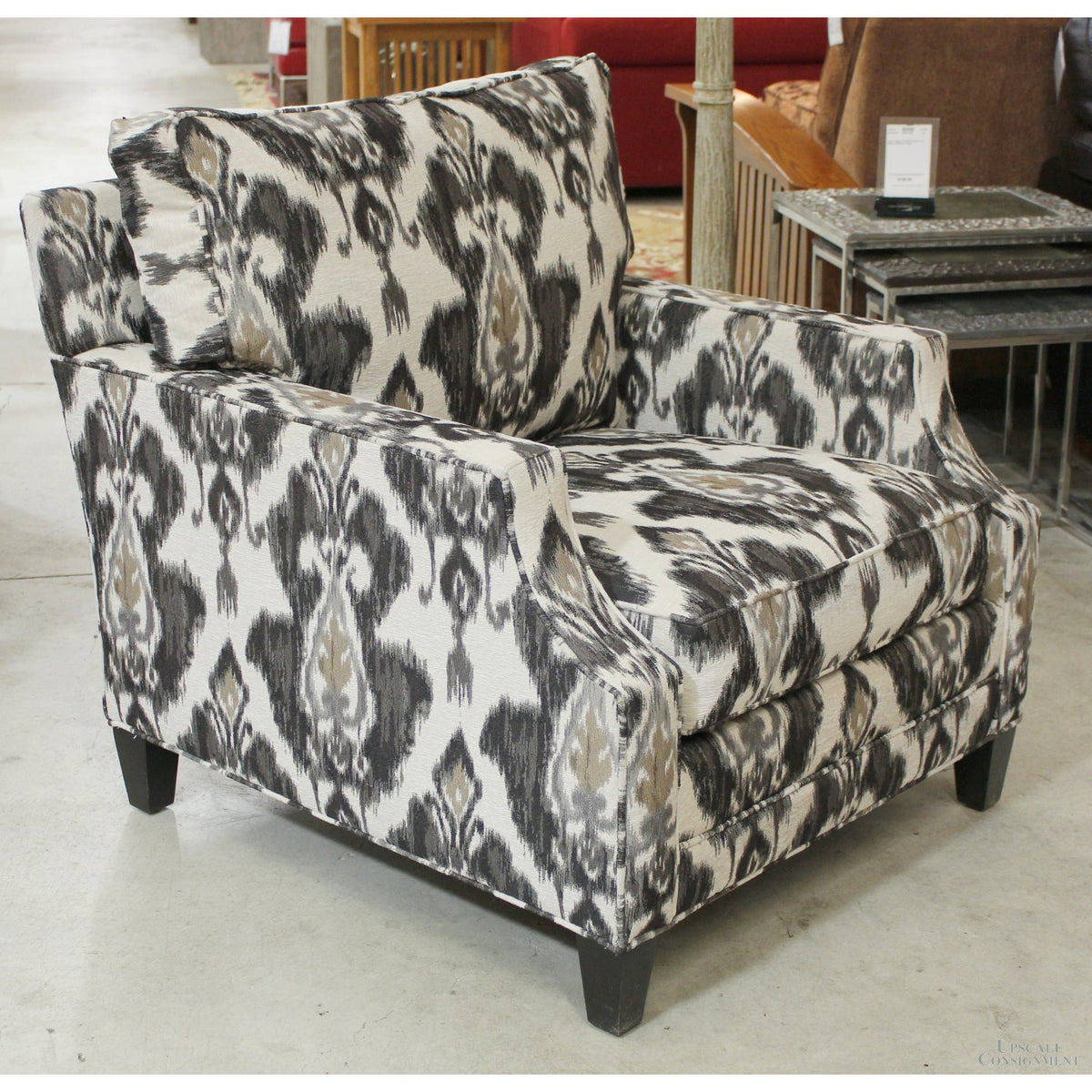 Lexington Ikat Pattern Club Chair