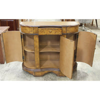 Handpainted Curved Cabinet