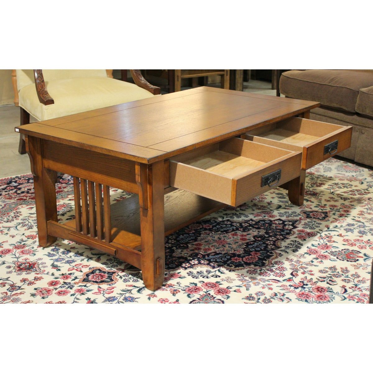Coaster Mission Oak Coffee Table