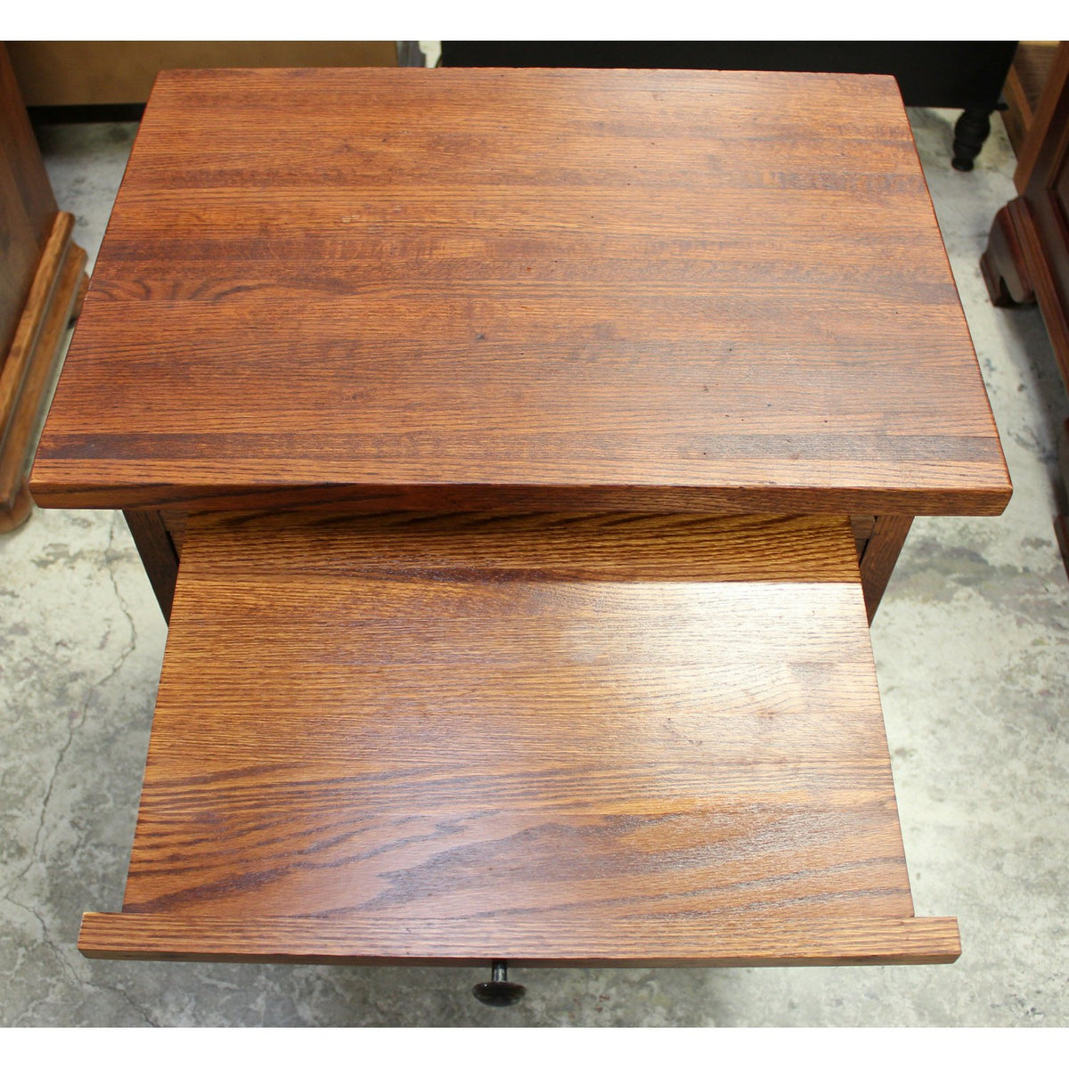 Mission Oak 2 Drawer Nightstand