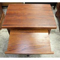 Mission Oak 2 Drawer Nightstand