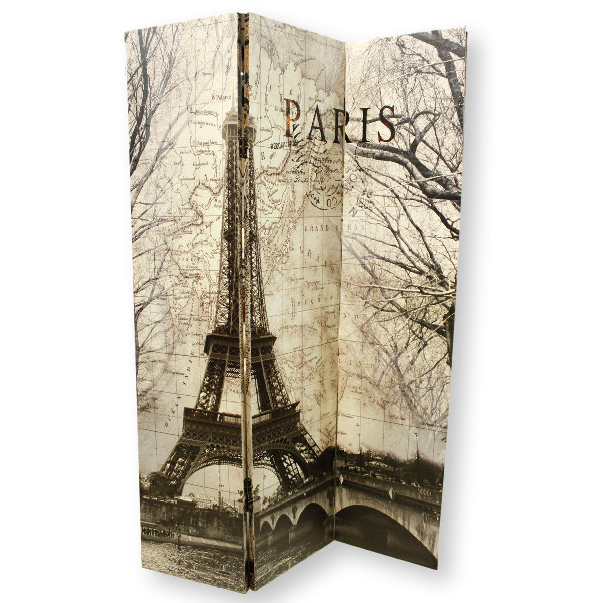 3 Panel Canvas Room Divider