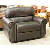 Oversize Dark Brown Recliner